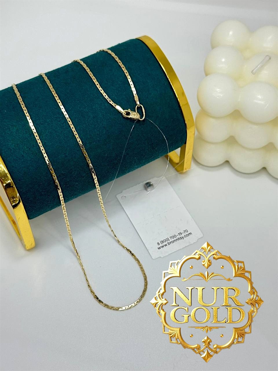 Sabina Gold NRT-SEP-1175 длина 55 см, вес 5.03 г золото, плетение банан