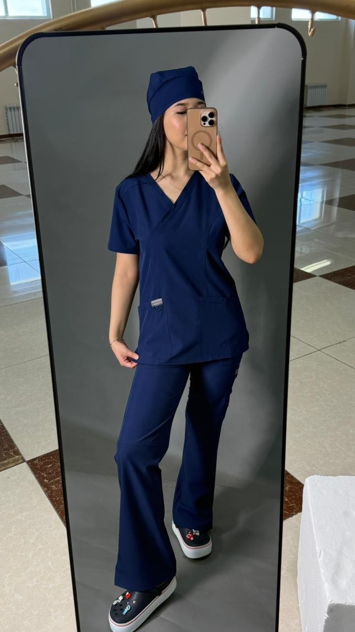 Спецодежда для женщин Qazaq Doctors темно-синий