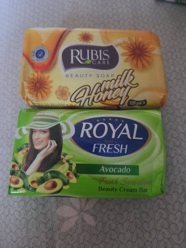 Кусковое мыло туалетное Royal Rubis Авокадо мед 2 шт