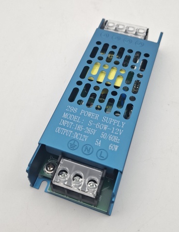 Power Supply блок питания S - 60W - 12V серый 1 шт