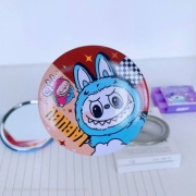 Зеркало карманное 7*7 см Лабубу GiftoMania4U