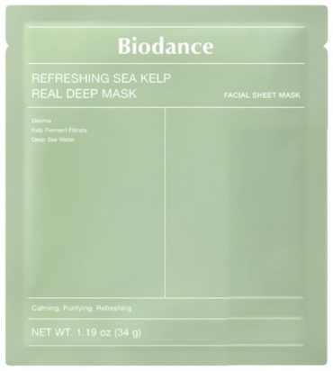 Маска для лица Biodance гидрогелевая Real Deep Mask, Refreshing Sea Mask 1 шт