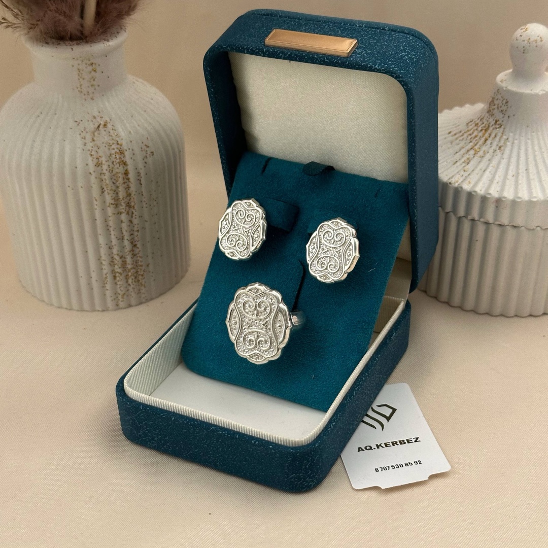 AQ.KERBEZ Silver Complete Set 18 вес 16 г серебро, без вставок
