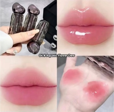 Gege Bear Lip glaze блеск для губ 04# розово-коралловый