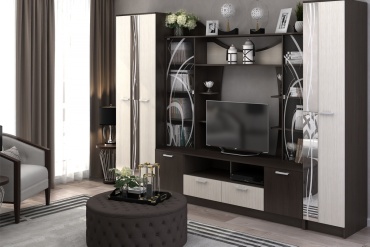 Стенка DOMA Стенка/Горка OLB-310 310х210х54.2 см, коричневый, бежевый