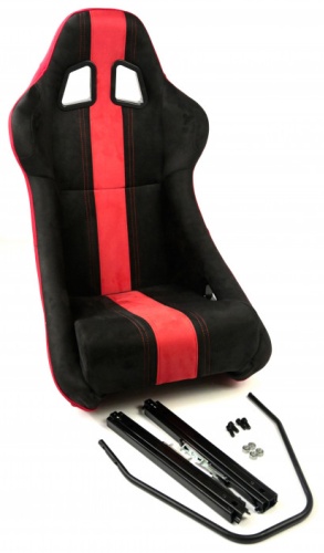 AJS сиденье спортивное JBR1028-2 blackred