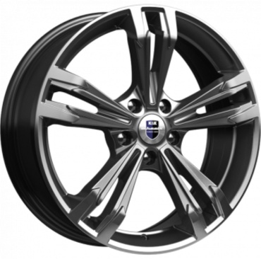 K&K Каррера дарк платинум 7x18/5x114.3 D67.1 ET45 4 диска серебристый, серый