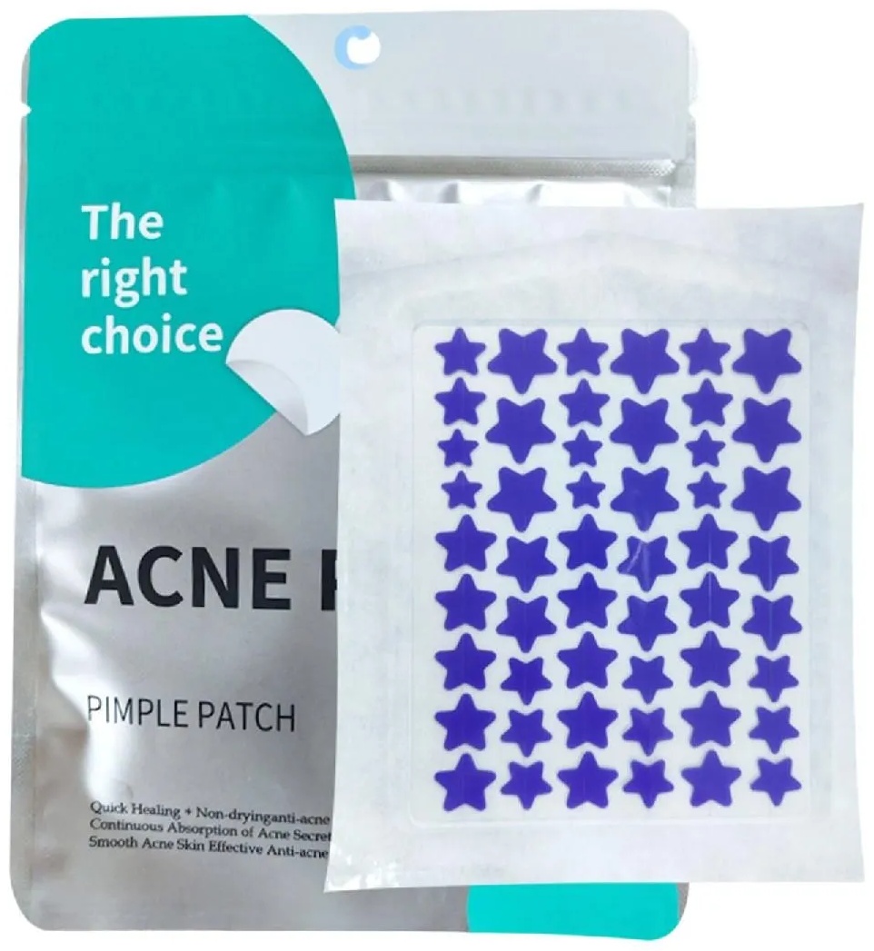 Патчи Aipapa гидроколлоидные Acne Patch Purple противовоспалительные 40 шт