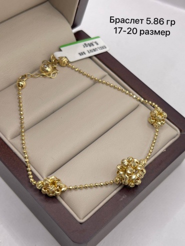 Sandu gold 4856245 длина 18 см, вес 5.86 г золото, плетение дорика