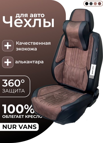 NUR VANS Renault Sandero 2005-2026 коричневый, черный