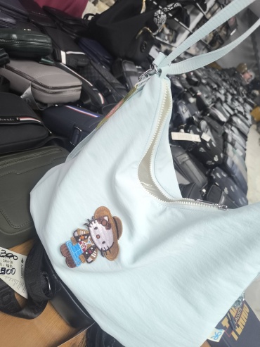Сумка тоут Hello Kitty плащевка голубой