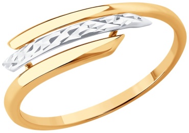 Diamant 4579623 размер 18 вес 1.4725 г золото, без вставок