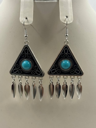 Серьги SJ бижутерный сплав, пластик