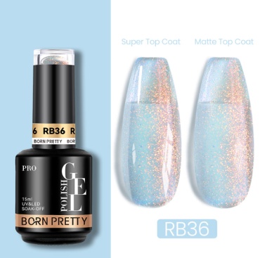 BORN PRETTY базовое покрытие Rubber base 36 камуфлирующее 15 мл