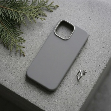 Чехол ALL-TOP для Apple iPhone 15 Pro Max серый