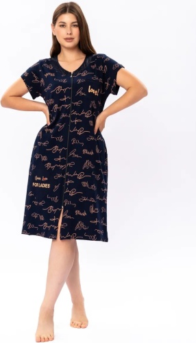 Трикотажный халат Dinar Textile синий
