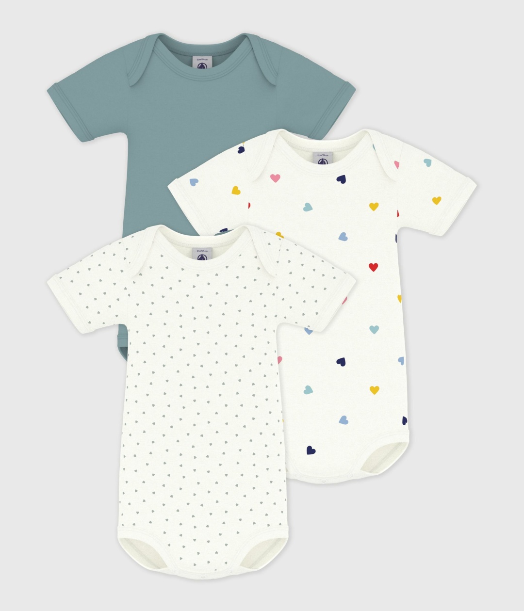 Набор боди Petit Bateau мультиколор