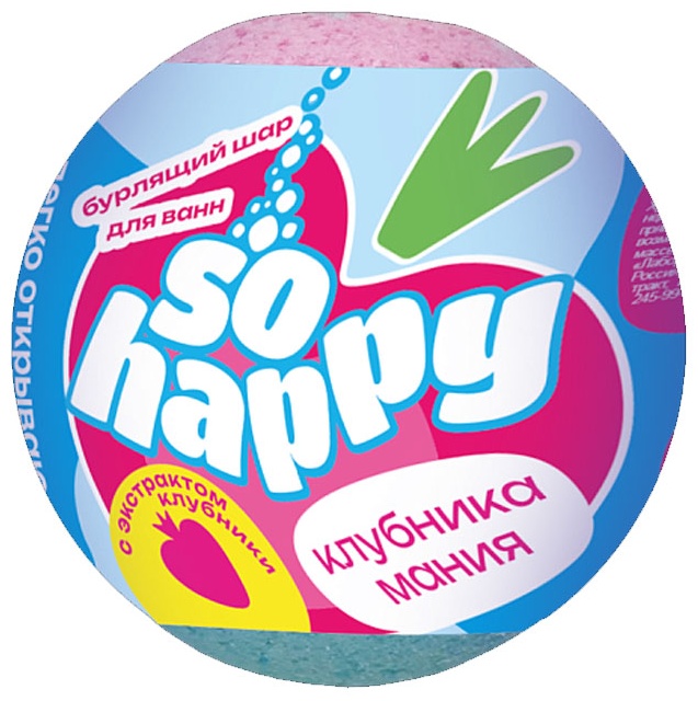 Laboratory Katrin SOHappy Клубника Мания бомбочка 120 г