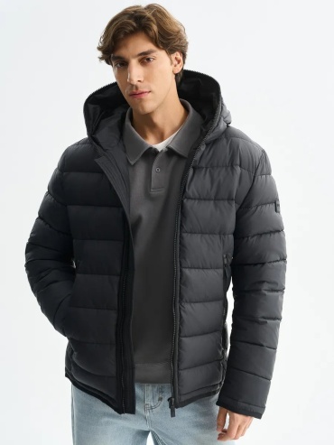 Пуховик Urban fashion for men черный