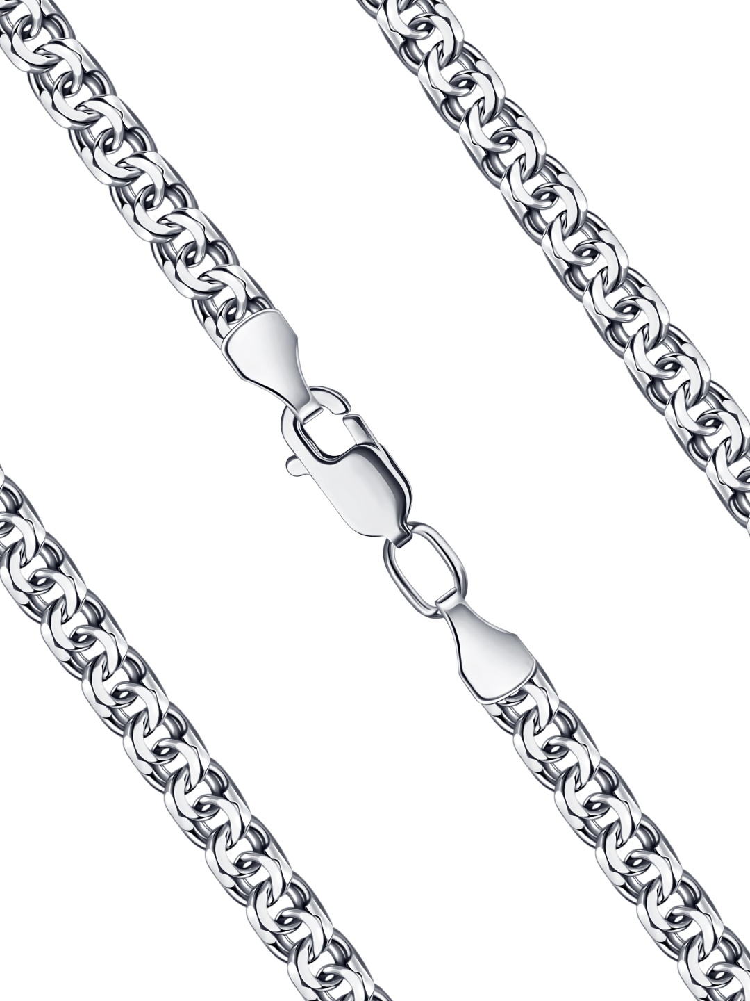 Lucente Silver 82100382145_45 длина 45 см, вес 25.49 г серебро, плетение бисмарк