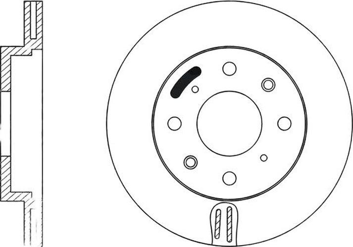 Диски NIBK передние RN1350