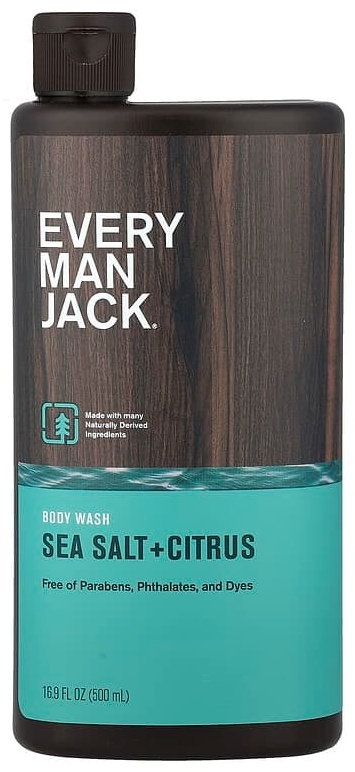 Every Man Jack гель для душа, морская соль с цитрусовыми, 500 мл гель 500 мл