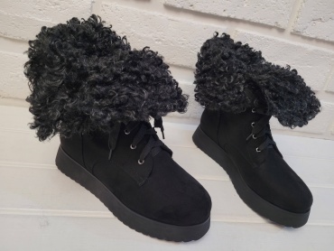 Угги Fashion графит, черный