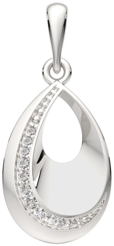 Подвеска Lucente Silver ZO-0440134 вес 1.41 г серебро, фианит