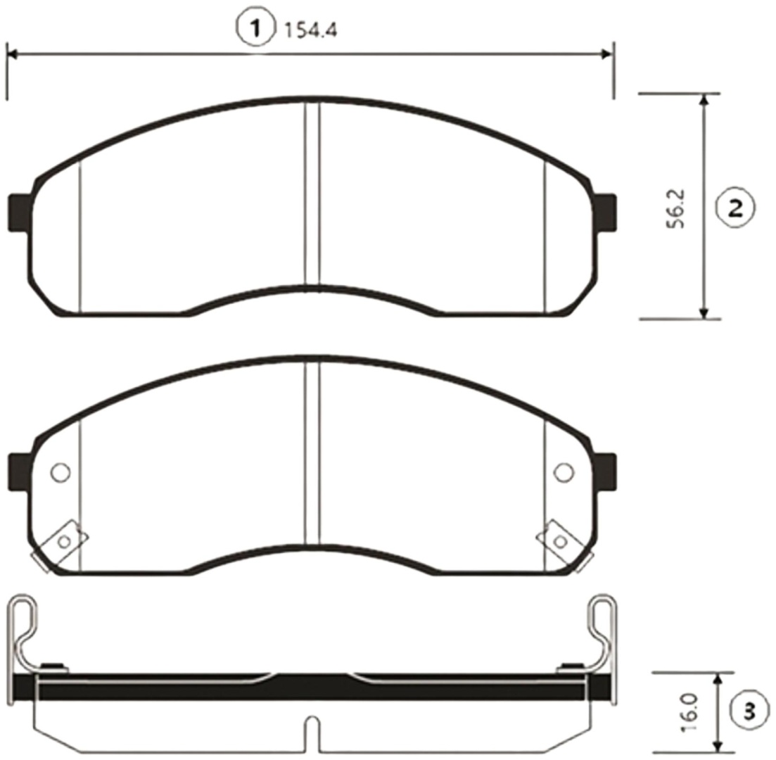Колодки CTR GK0519