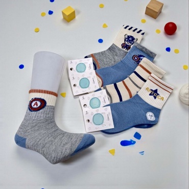 Носки Djos Socks F-691A 10 пар мультиколор 7-9 лет