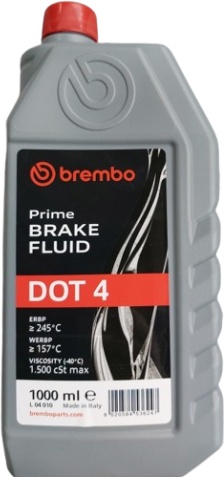 Тормозная жидкость гликолевая Brembo DOT 4 1 л