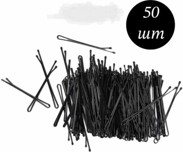Невидимка 50 шт, черный