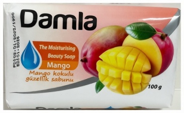 Кусковое мыло туалетное Damla Moisturising Манго 100 г