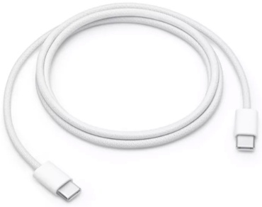 Кабель USB TypeC (F), USB TypeC (M), 1 м, белый