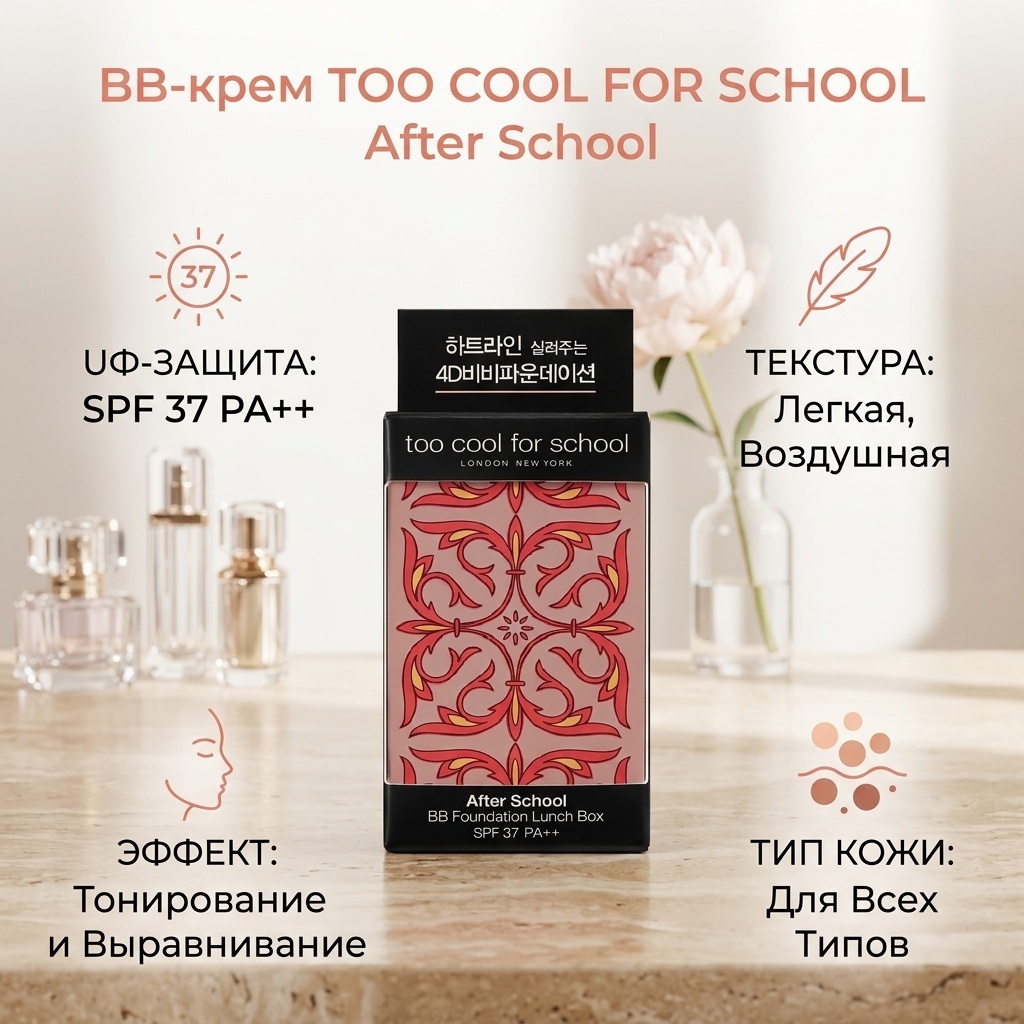 TOO COOL FOR SCHOOL BB-крем AFTER SCHOOL Healthy Skin 40г BB крем Healthy Skin 40 г