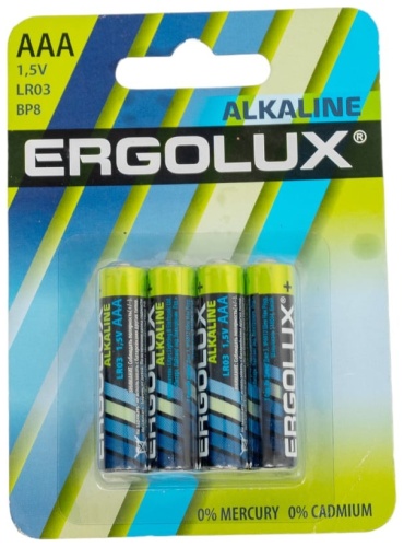 Батарейка AAA Ergolux 8 шт