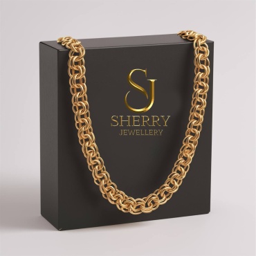 SHERRY AW42454354547 длина 55 см, вес 9.46 г золото, плетение бисмарк