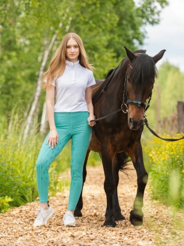 Классические брюки TAYA equestrianism мятный