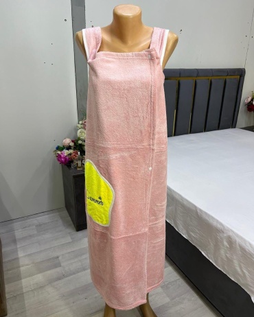 Полотенце-пончо 100x60 см, микрофибра, 1 шт,