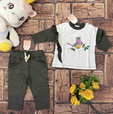 Комплект Twins Textile темно-зеленый