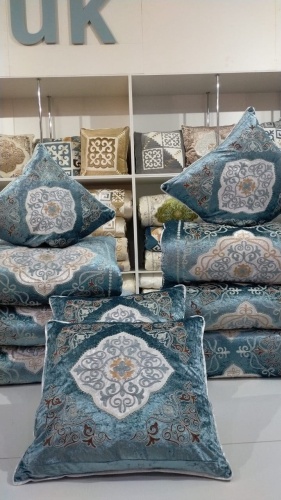 Samruk körpe комплект корпе с подушками 220x80 см, вата, голубой