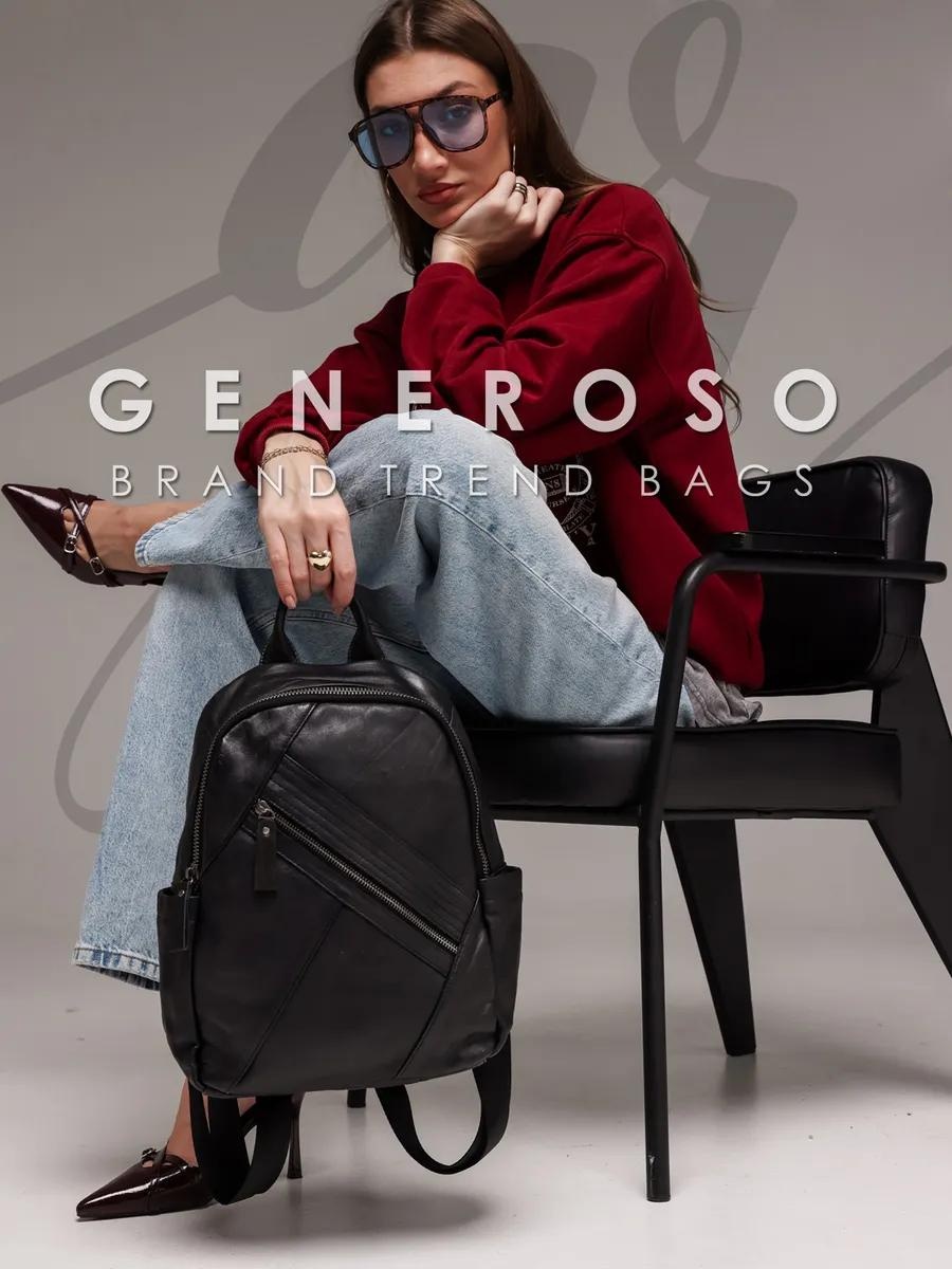 Рюкзак натуральная кожа черный