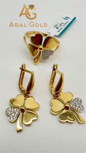 ADAL GOLD ADG_NC126-027 вес 7.9 г золото, фианит
