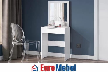 Туалетный столик Euromebel СВ 1, 00066792 37.8x60.1x135.4 см, ЛДСП