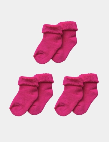 Носки Para Socks Носки махра (0-3 мес.), N2D004 фуксия 16