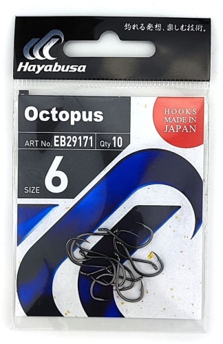Крючки карповые Hayabusa Ocpopus H.BEK562 BN №6 10pcs