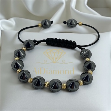 AiDiamond длина 19 см натуральный камень, гематит