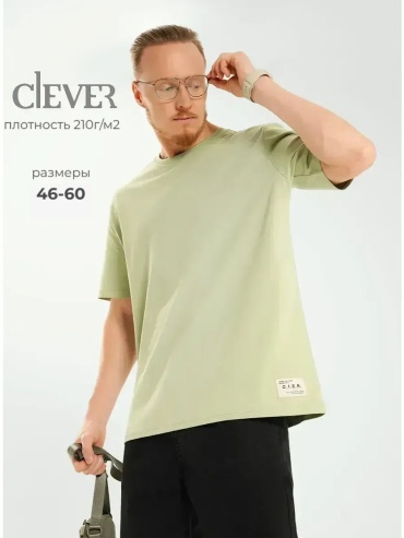 Футболка CLEVER WEAR зеленый