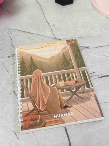 Ежедневник NurNaz Менің зікір айту күнделігім, A5, 50 л, бежевый