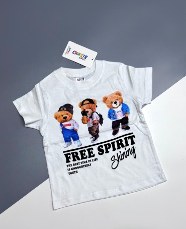 Футболка CHASTE kids белый